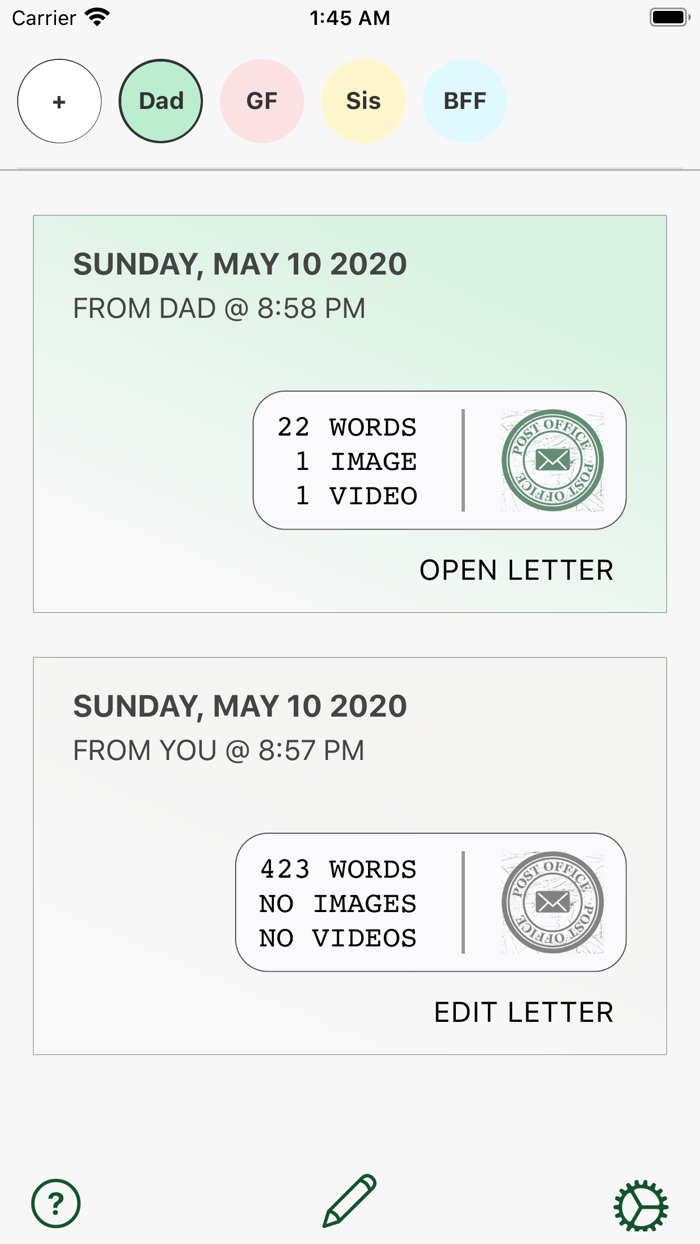 Reconnect Digital letters