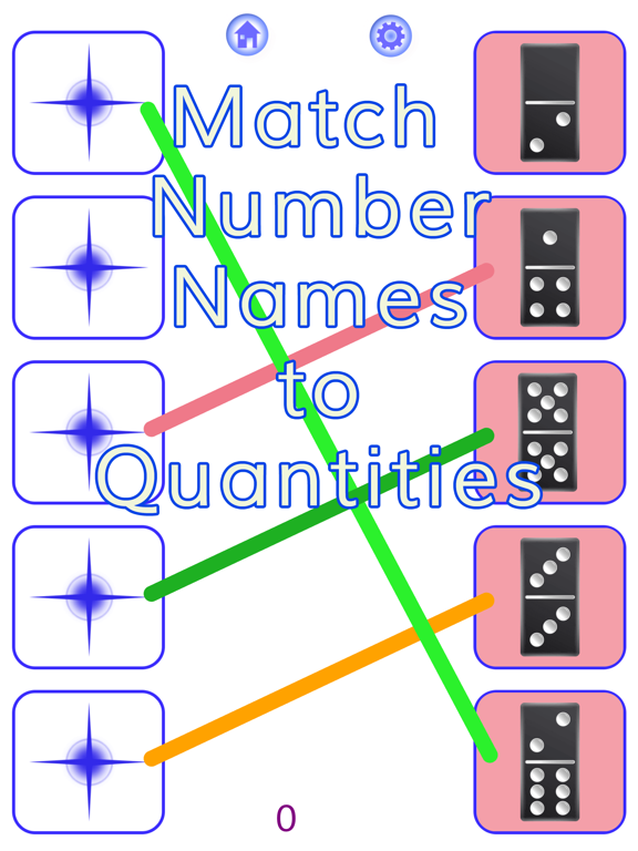 123 NUMBER MAGIC Line Matching iPad screenshot 5 - Education app