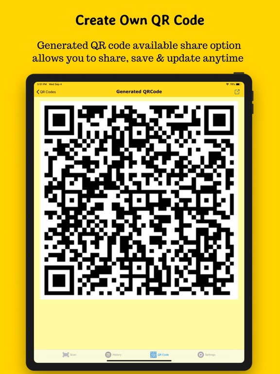 QR Scanner ! iPad screenshot 6 - Business app
