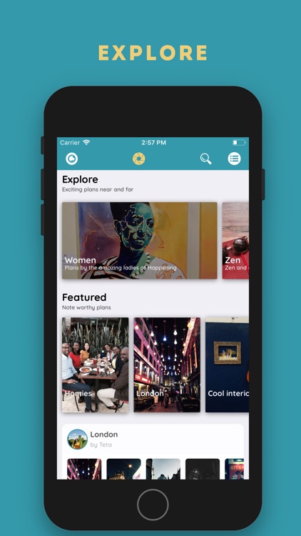Happening: Find & Create Plans