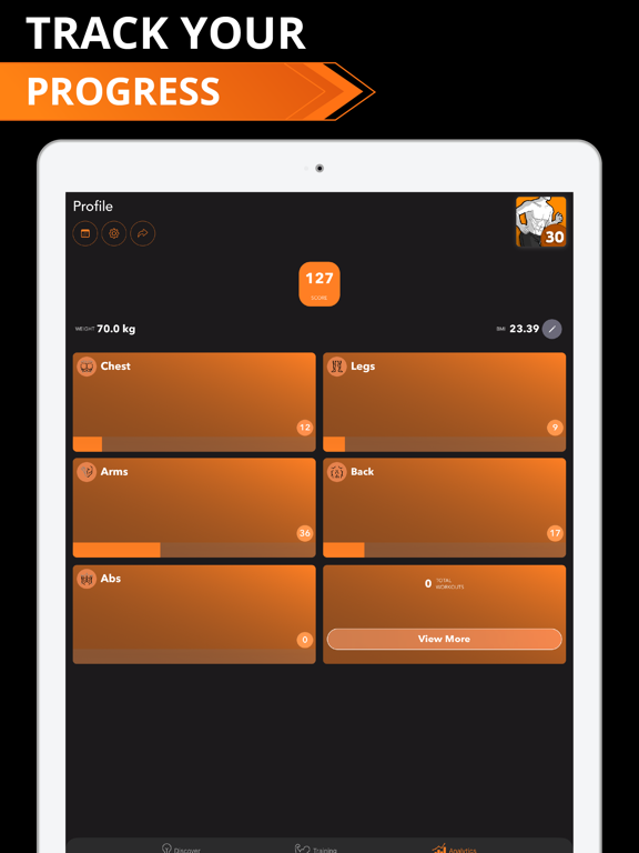 30 Day Workout Challenge Sport iPad screenshot 6 - Health & Fitness app