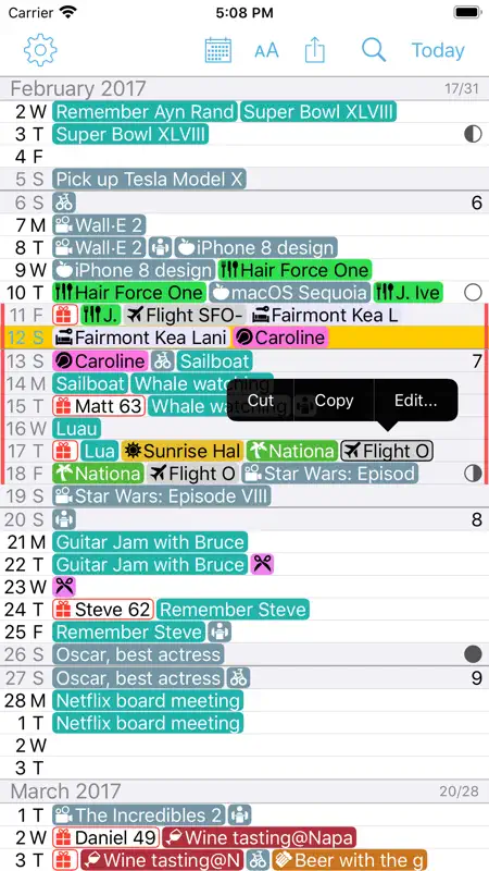 Month Calendar 2 screenshot 5 of 5