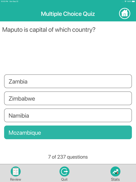 Screenshot #5 pour World Geography : Capitals