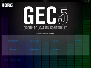 KORG GEC5 Controller screenshot #1 for iPad