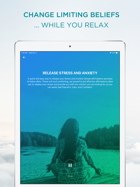HypnoCloud | Hypnotherapy App iPad screenshot