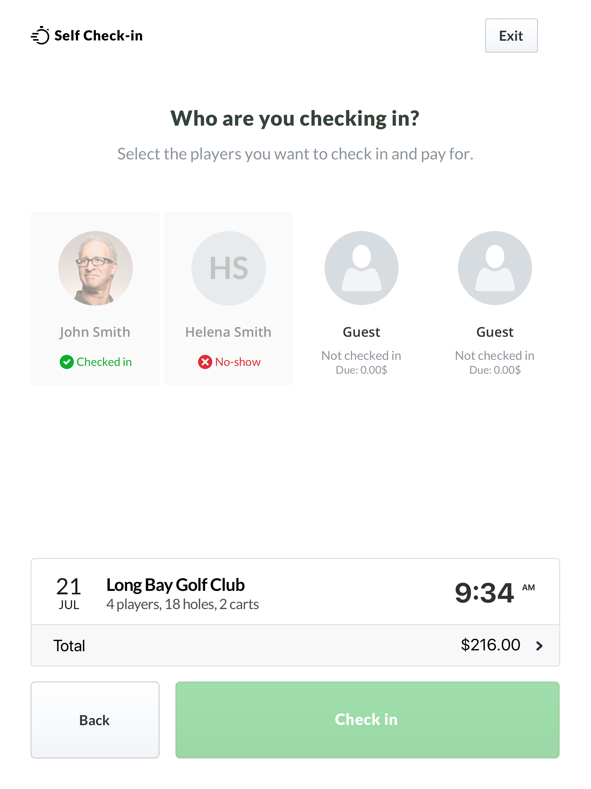 Chronogolf - Self Check-in screenshot 3