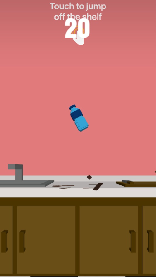 #3. Bottle Flipper 3D (iOS) 由: Kevin Venclovas