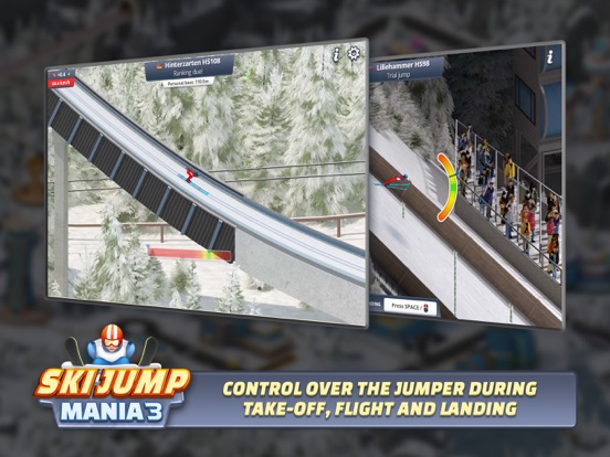 Ski Jump Mania 3 iPad app afbeelding 1