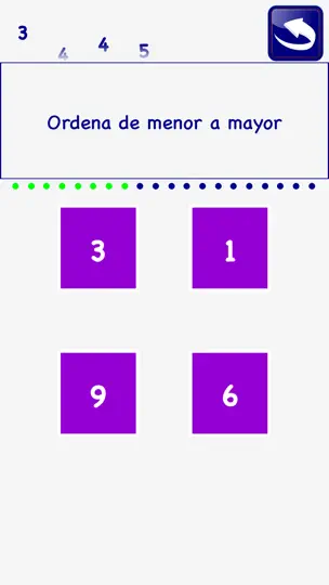 Captura de pantalla de Brain Matemáticas Memoria Lite en iPhone 3
