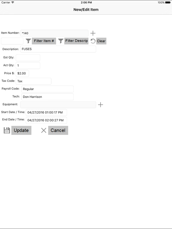FireLine Systems iPad screenshot 2 - Business app