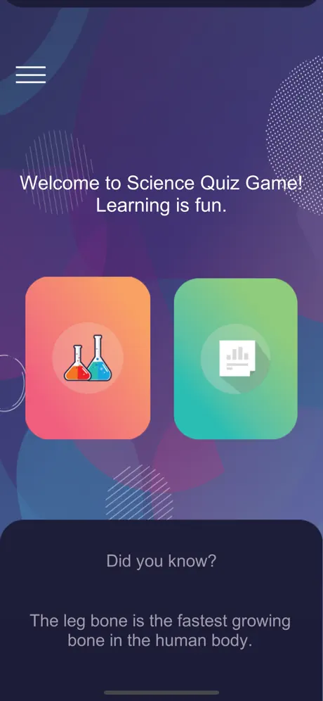 Science Quiz Game - Fun