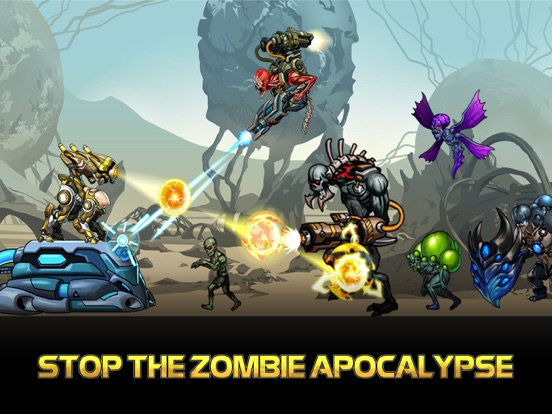 Robots vs Zombies Game 2 iPad screenshot