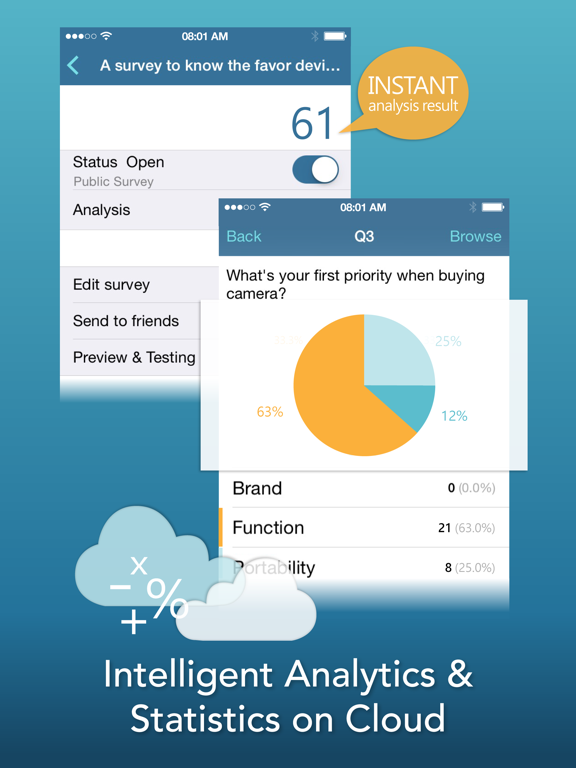 Screenshot #6 pour Asking - Mobile Survey Analyst