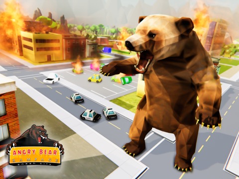 怒っているクマの大暴れ- スマッシュシティのおすすめ画像1