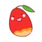 This is an iMessage fruit chat sticker