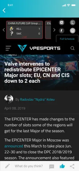 Game screenshot VPEsports apk