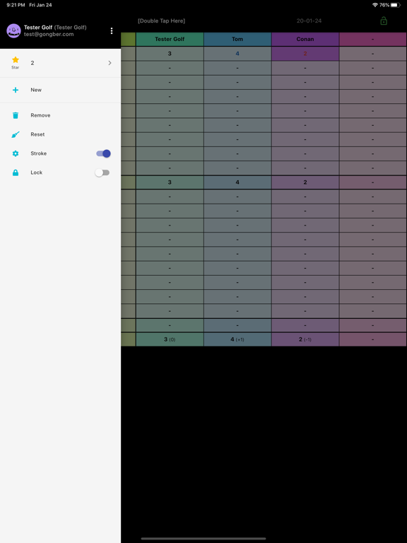 Screenshot #6 pour Hi Golf Score - Golf Scorecard