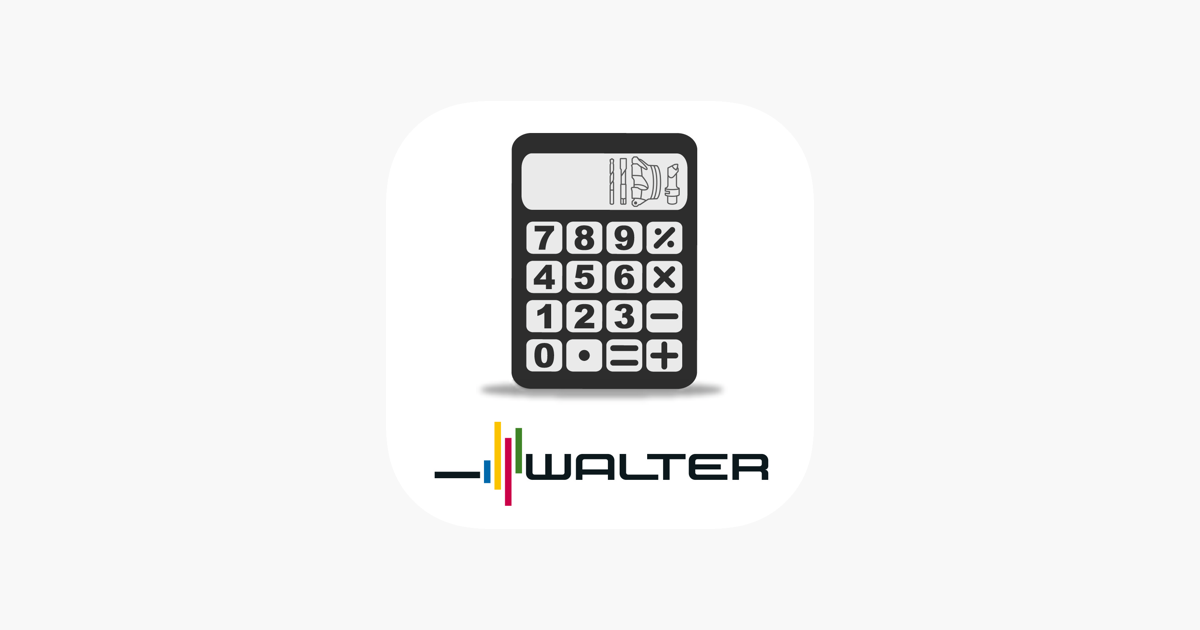 Walter Machining Calculator on the App Store