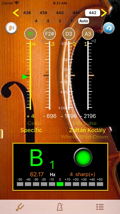 Cello Tuner - PRO