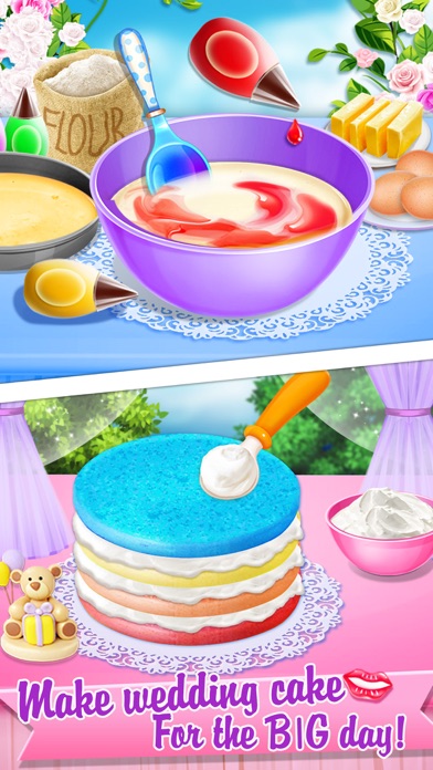 Wedding Rainbow Cake Screenshot