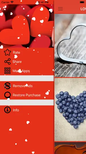 Romantic Love Backgrounds screenshot 2