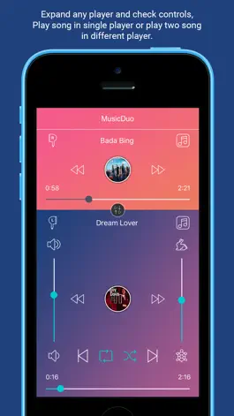 Game screenshot MusicDuo : Dual Songs Player apk