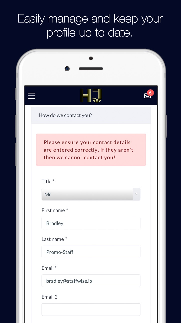 iPhone screenshot