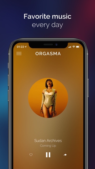 Orgasma.fm – Music Radio Screenshot