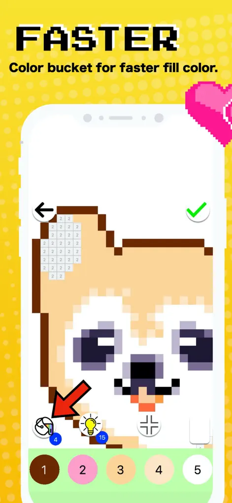 Pixel Art - Coloring by number - Entertainment App | MWM