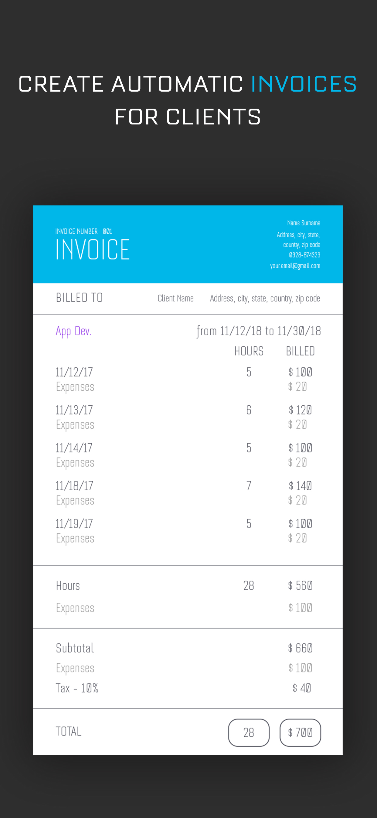 Hours Tracker: Work Scheduling screenshot 5