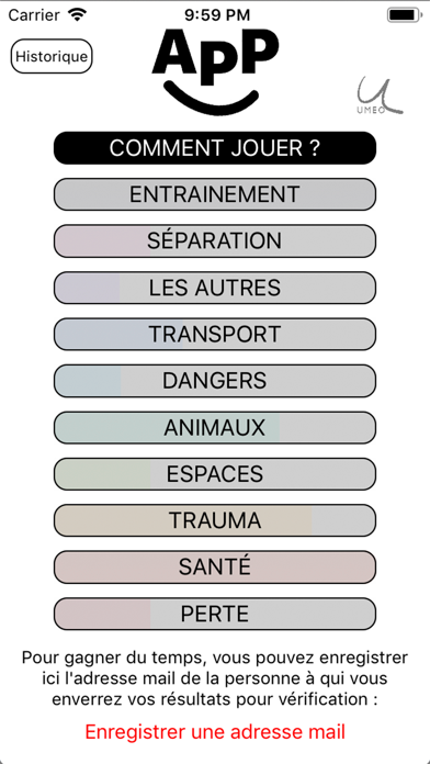 Screenshot #1 pour APP UMEO