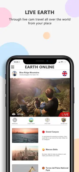 Game screenshot Earth Online Live World Webcam mod apk