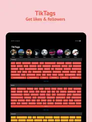 tiktags for hashtags - likes iPad Captures Décran 1