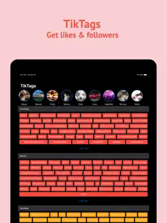 TikTags for Hashtags - Likes iPad image 1