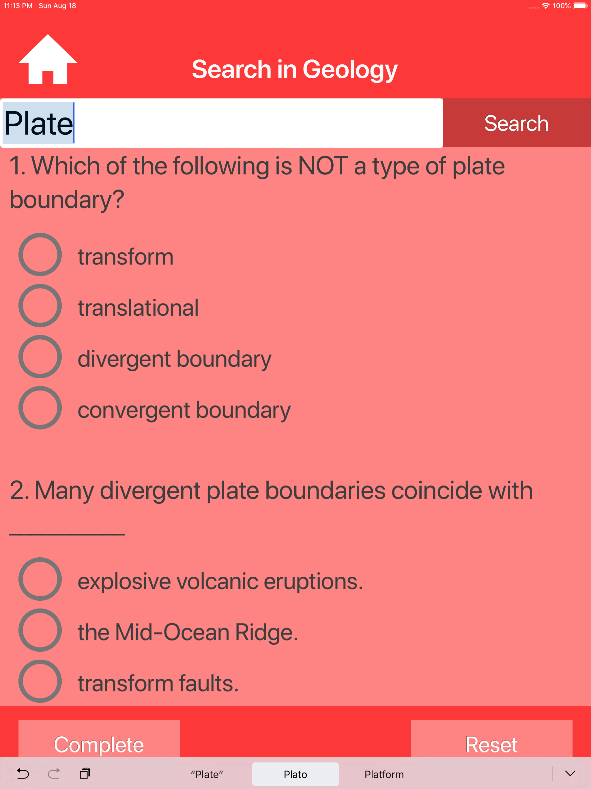 Geology Quizzes screenshot 12