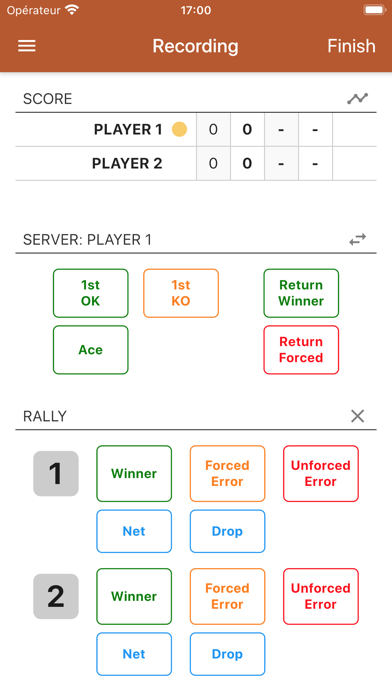 Tennis • Tracker Screenshot