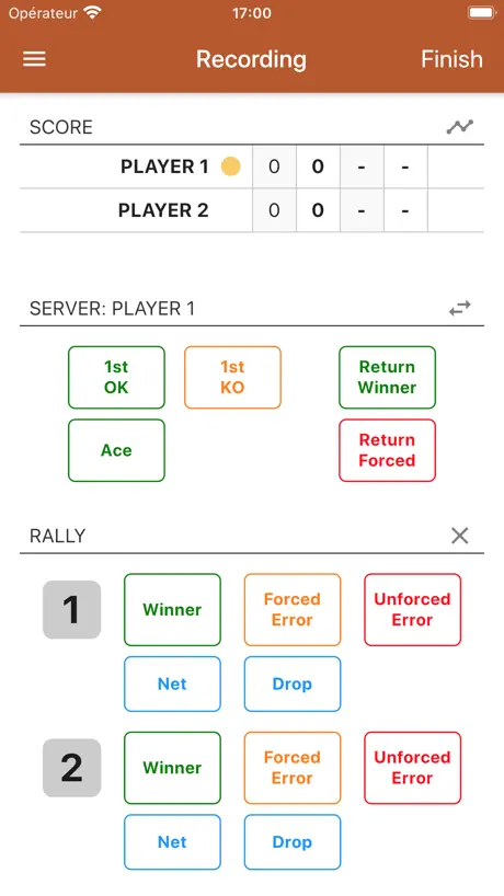 Tennis • Tracker