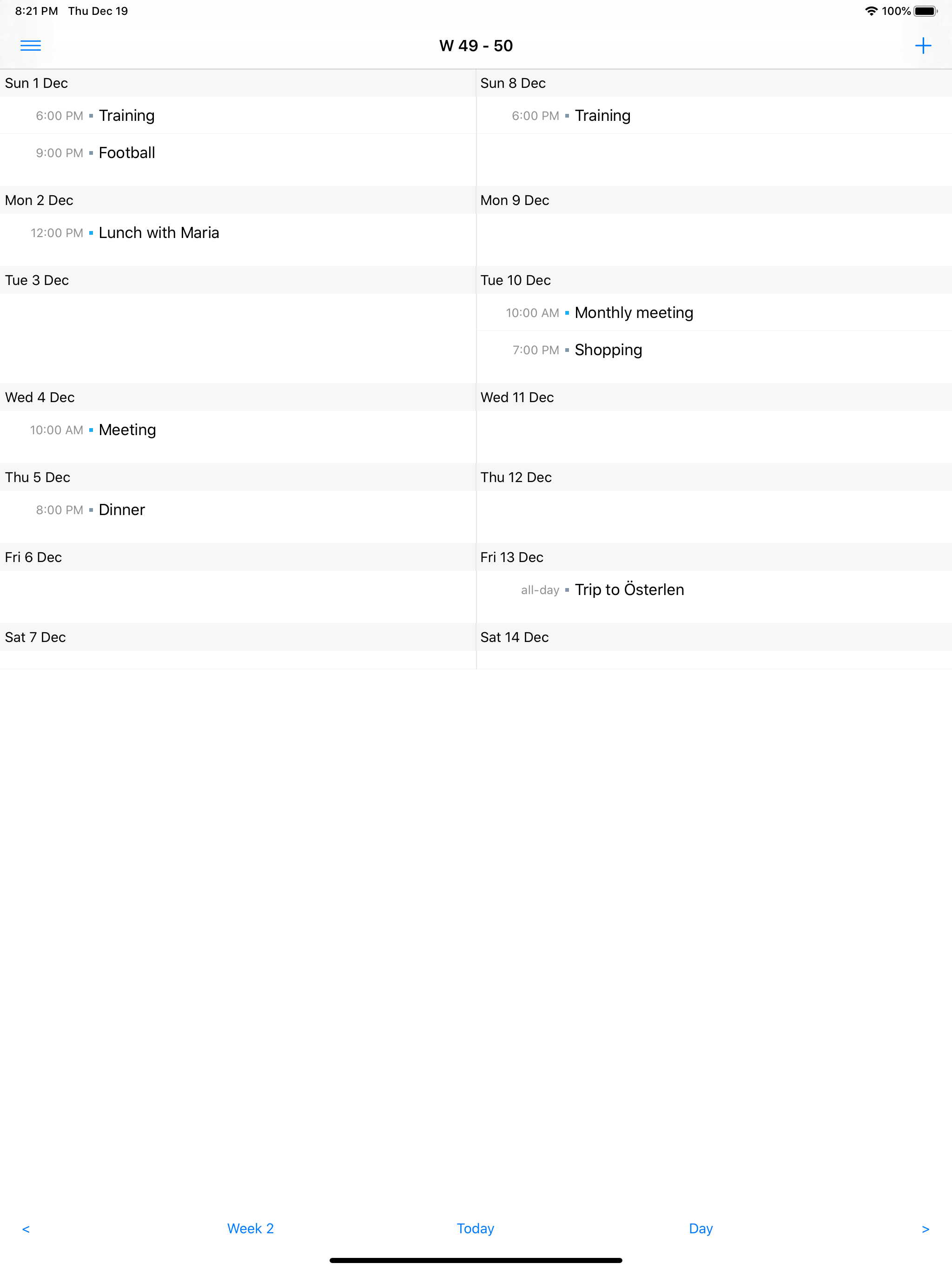 Month View Calendar screenshot 9