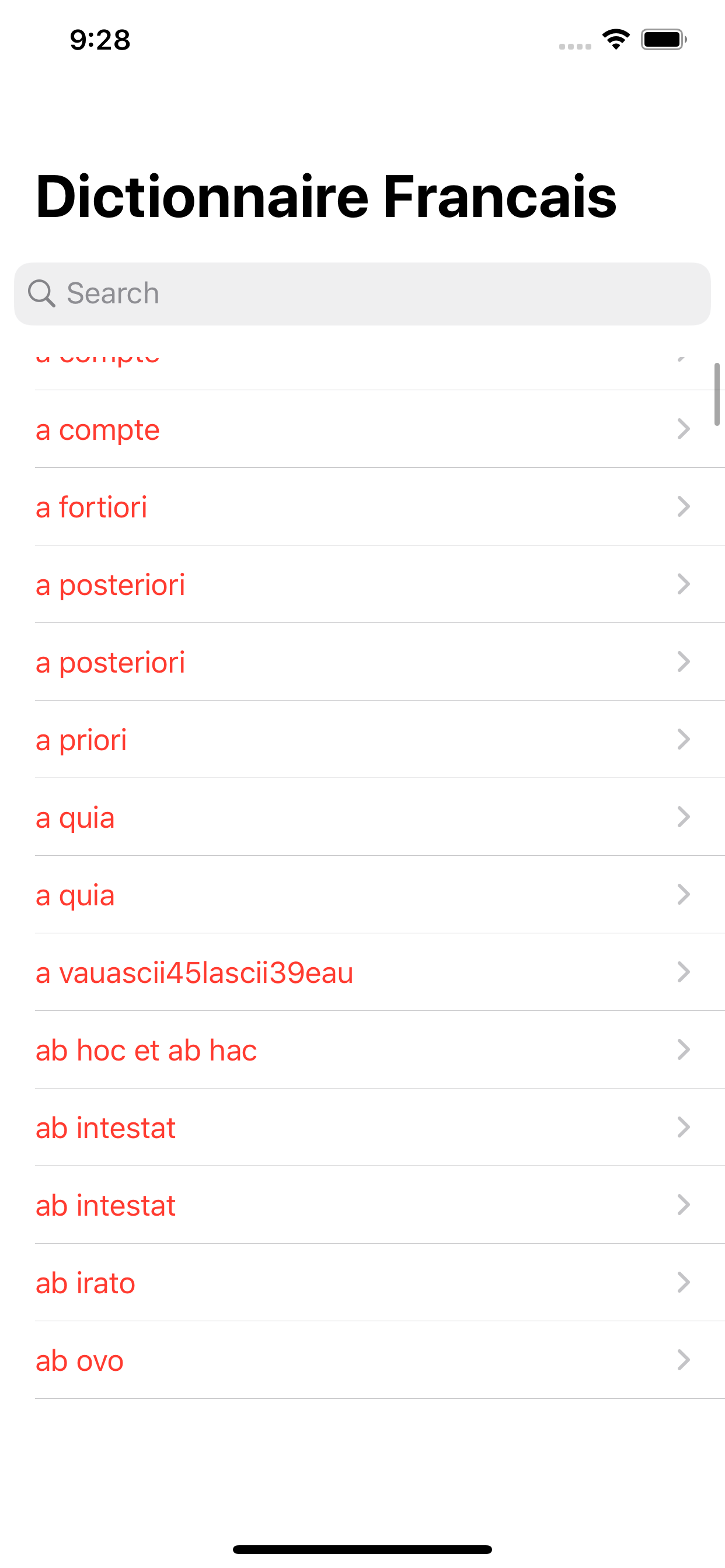 Dictionnaire Français