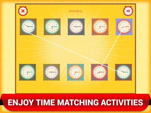 Math Telling Time Clock Gamesのおすすめ画像2