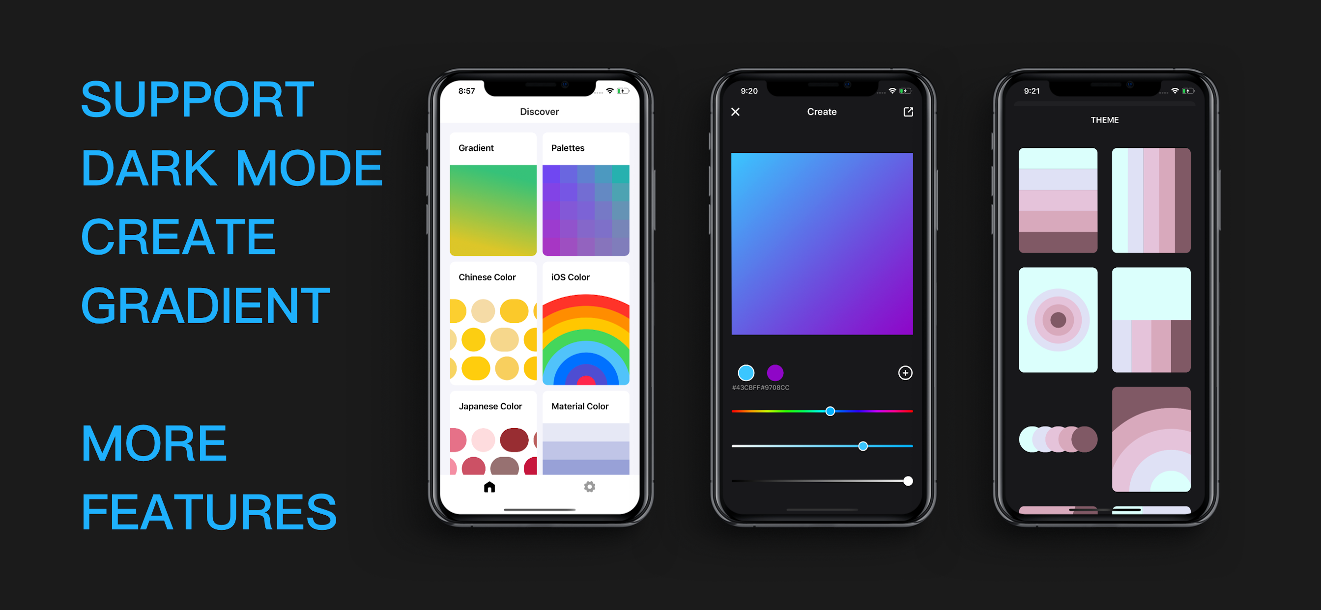 UTool-Gradient Palettes Colors screenshot 3