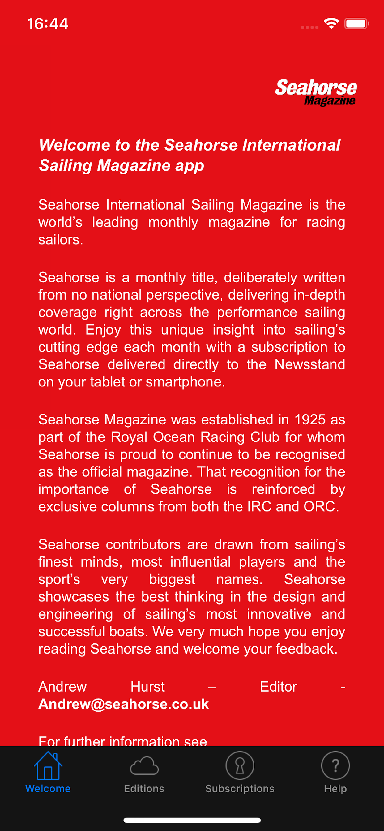 Seahorse Sailing Magazine