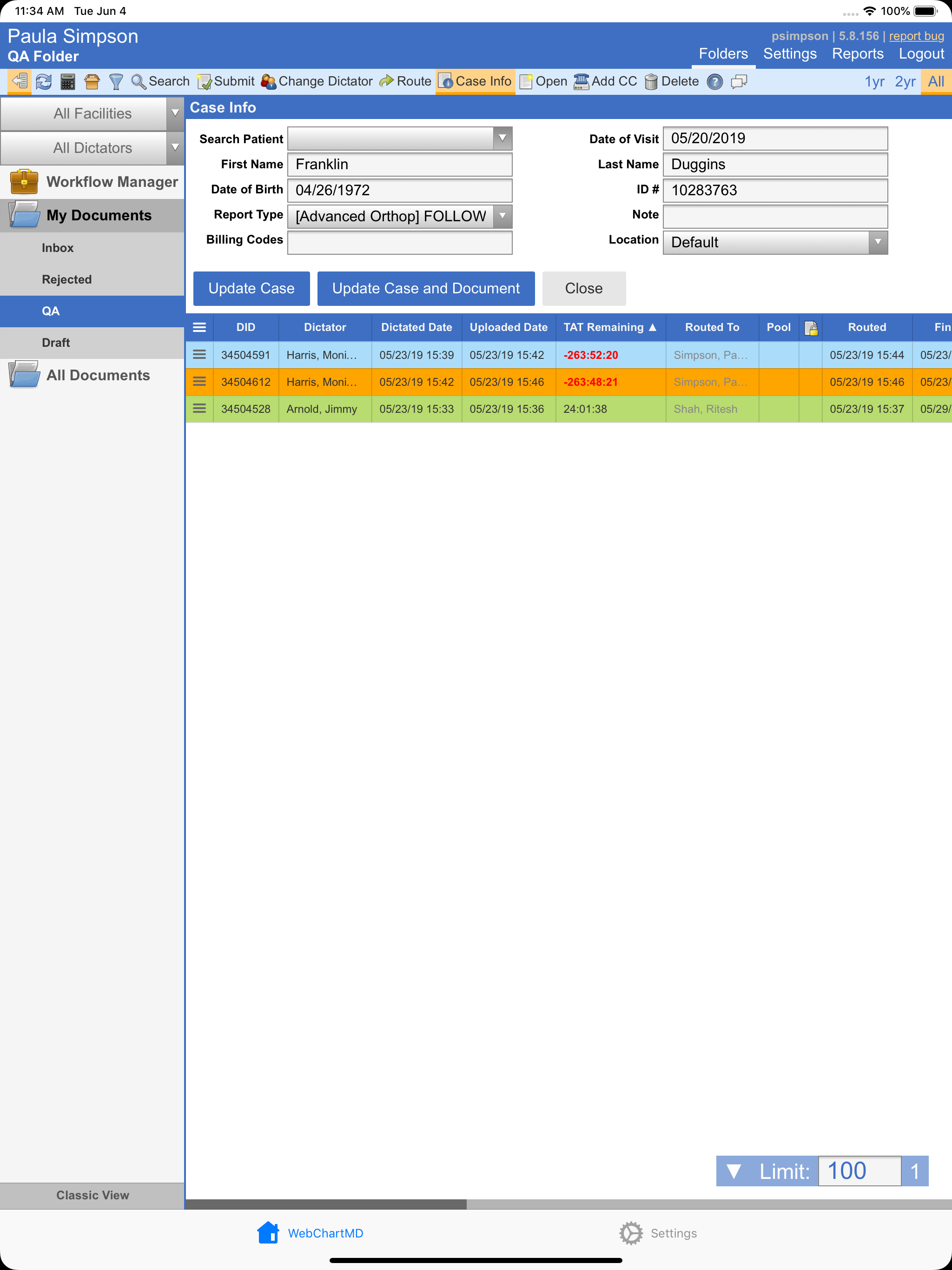 WebChartMD: Dictate and Review screenshot 20