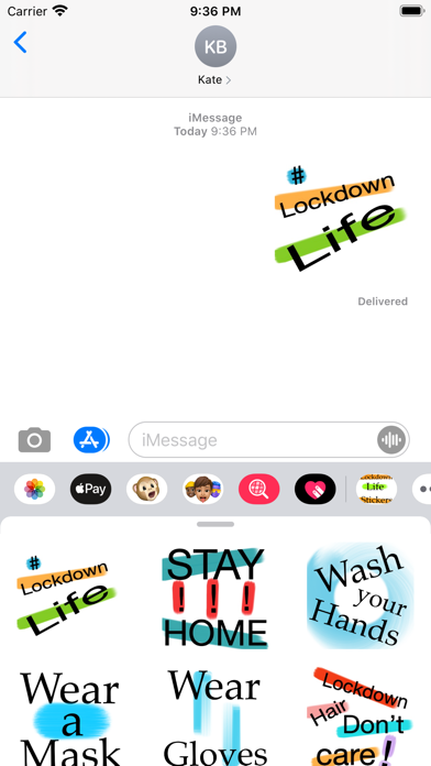 Screenshot #2 pour Lockdown Life Stickers