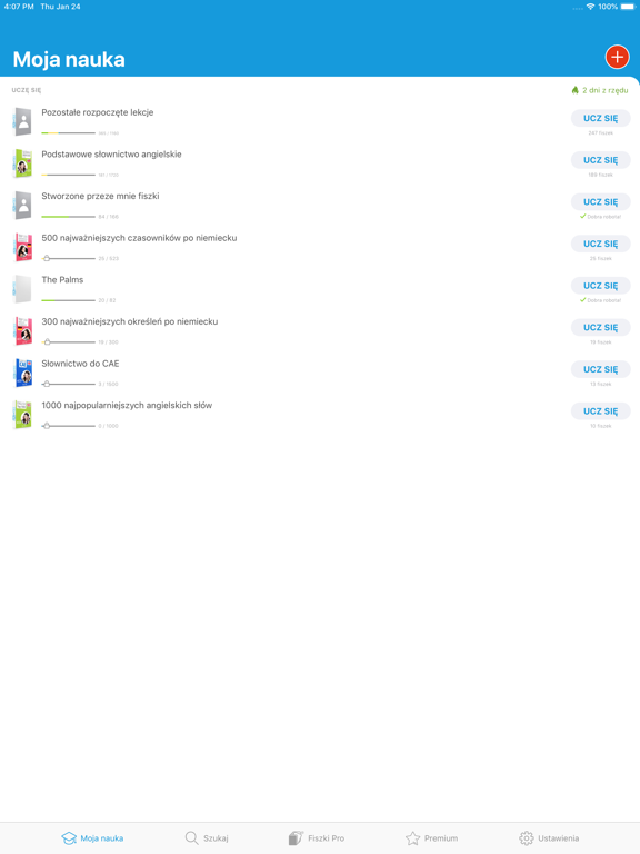 Screenshot #4 pour Fiszkoteka - fiszki językowe