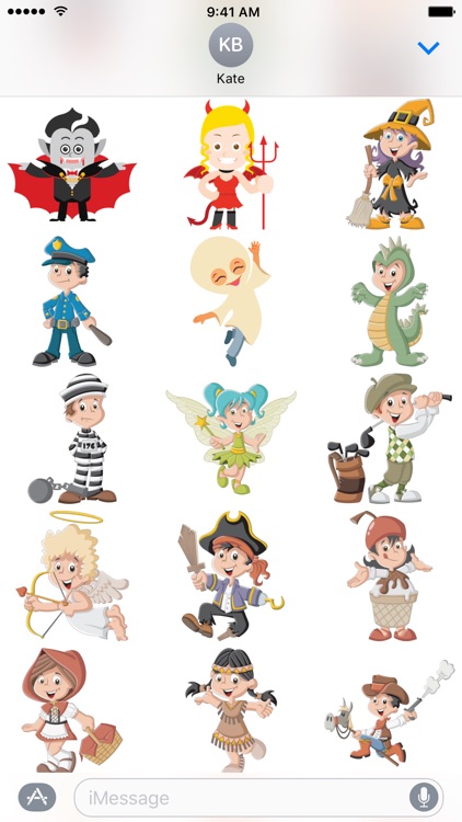 Halloween Costume Stickers