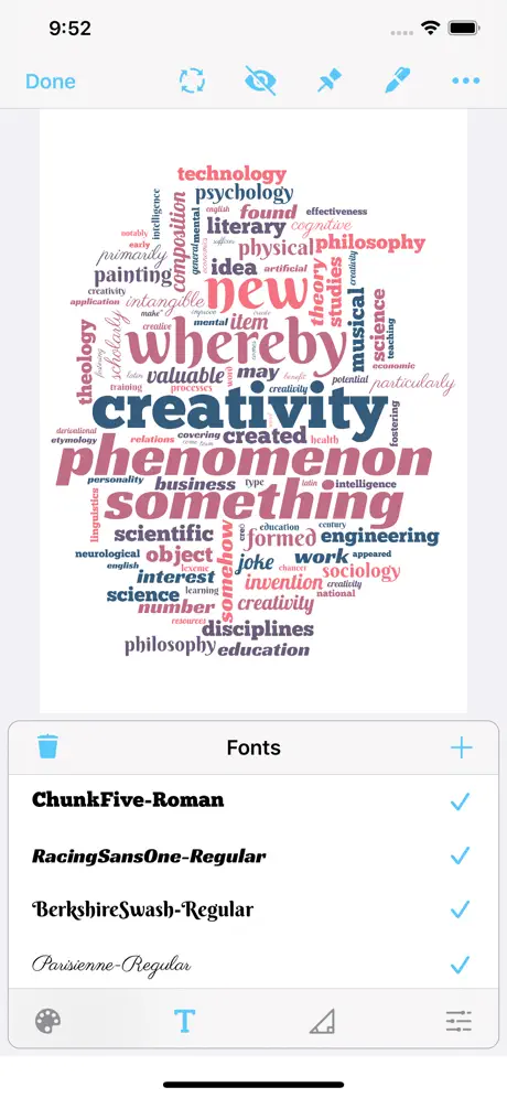 Wordcloud by Wordsalad