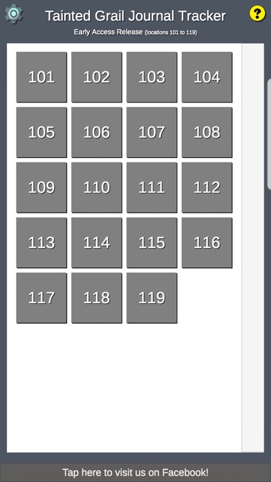 Screenshot #1 pour Tainted Grail Journal Tracker