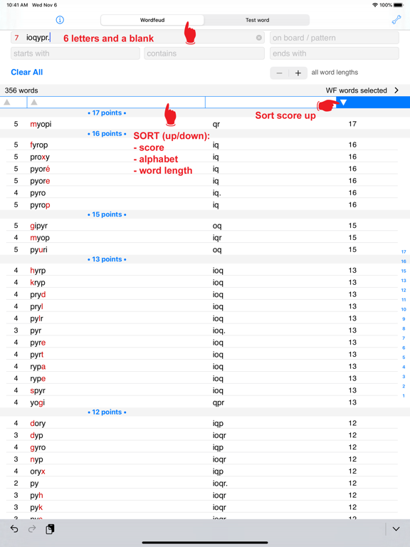 Screenshot #5 pour Norsk Wordfeud Words Finder