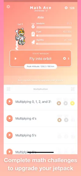 Game screenshot Math Ace 3rd Grade apk